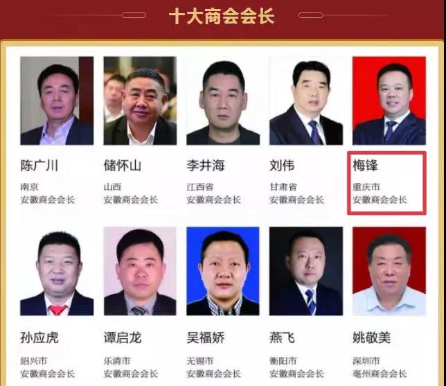 ""十大返乡投资徽商""十大徽商精英""十大徽商名媛""十大徽商领袖"奖